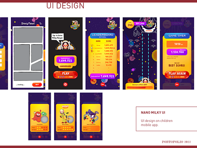 Game UI design illustration ui