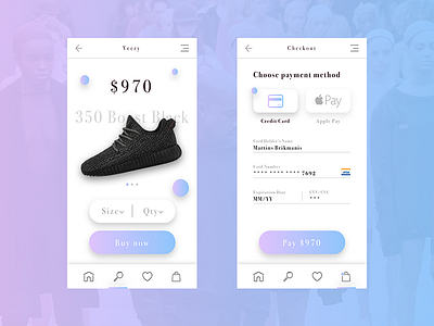 Shopping Checkout app checkout mobile shopping ux