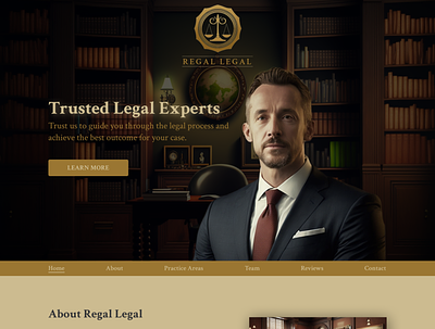 Website for Solicitor/Lawyer - Regal Legal figma lawyer solicitor web design website design