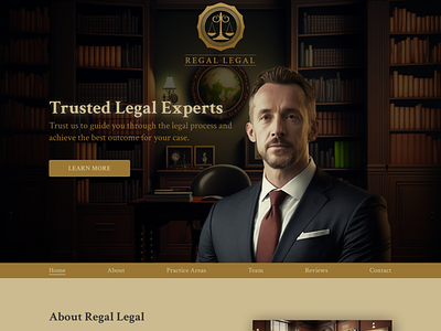 Website for Solicitor/Lawyer - Regal Legal figma lawyer solicitor web design website design