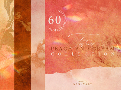 60 Peach and Cream Textures