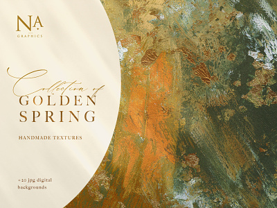 20 Golden Spring Acrylic Textures abstract acrylic art background backgrounds branding decorative design gold illustration paper texture textures