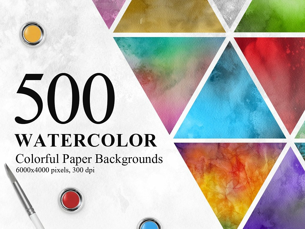 500 Watercolor Paper Backgrounds By Nastia Smiyan On Dribbble