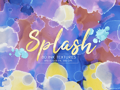 80 Splash Ink Textures art artistic backdrop background color colorful contemporary design graphic grunge hand ink paint paper pink swirl texture wallpaper water watercolor