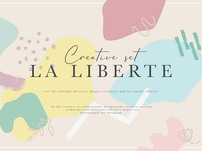 Creative set "La Liberte"