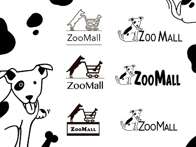 Logo animal app branding design dog flat graphic icon illustration illustrator logo minimal shop type typography ui ux vector web website