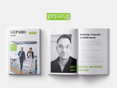 Gepard Elite Magazine a4 brochure magazine magazine cover magazine design