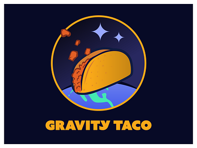 Gravity Taco earth food gravity logo nasa space star taco