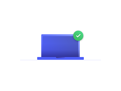 Laptop Success Icon