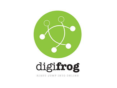 digiFrog branding design graphic design illustration logo vector