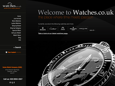 Watches shop