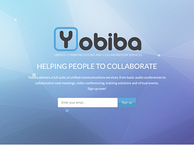 Yobiba website design logo ui ux web design