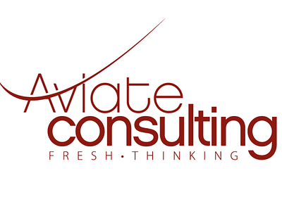 Aviate Consulting logo branding graphic design logo vector