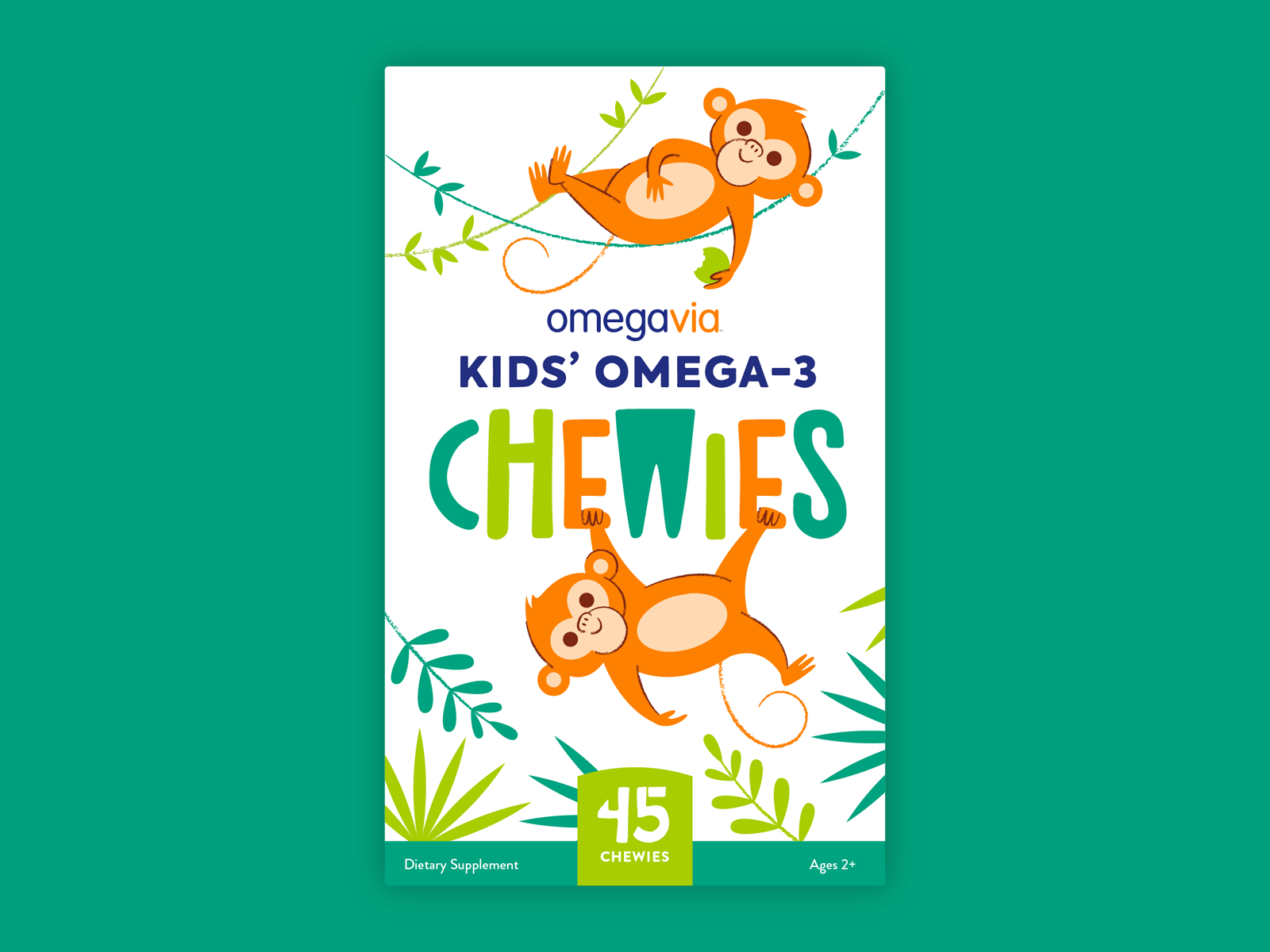 Omega 3 Chewies Packaging by Lisa Engler on Dribbble