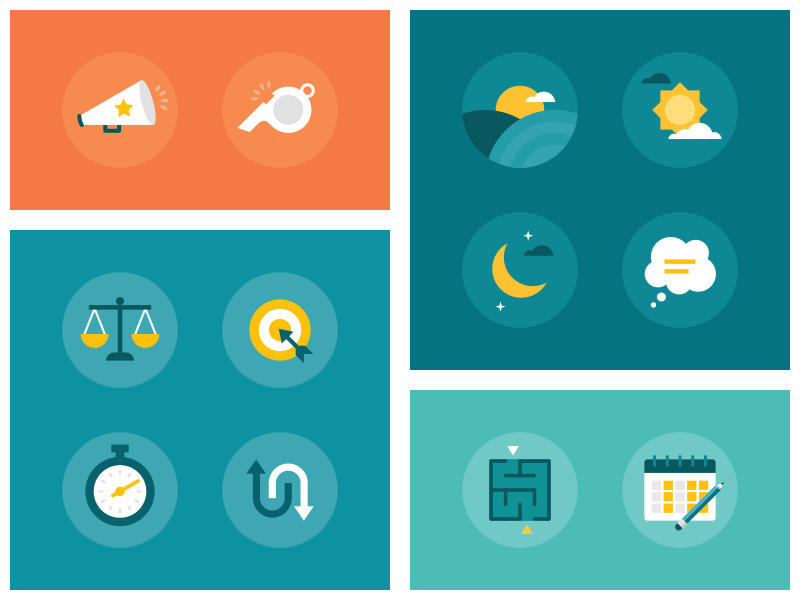 Icons 4eva by Lisa Engler on Dribbble