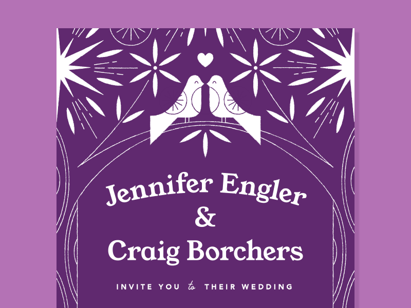 #JennyCraig bird flowers jenny craig save the date trees wedding wedding invitations wedding invites wedding stationery
