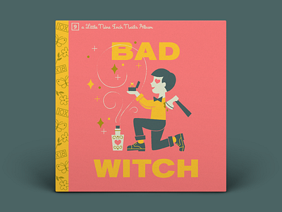 09. Nine Inch Nails — Bad Witch 10x18 album art ax illustration little golden books love nine inch nails potion proposal spell wedding witch