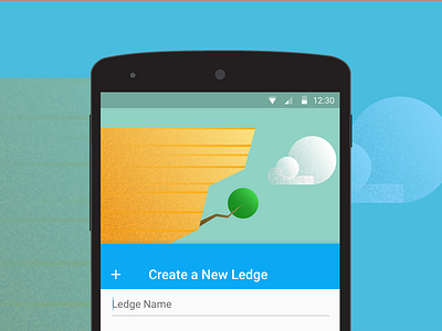 New Ledge Illustration android google illustrations ledge local material social