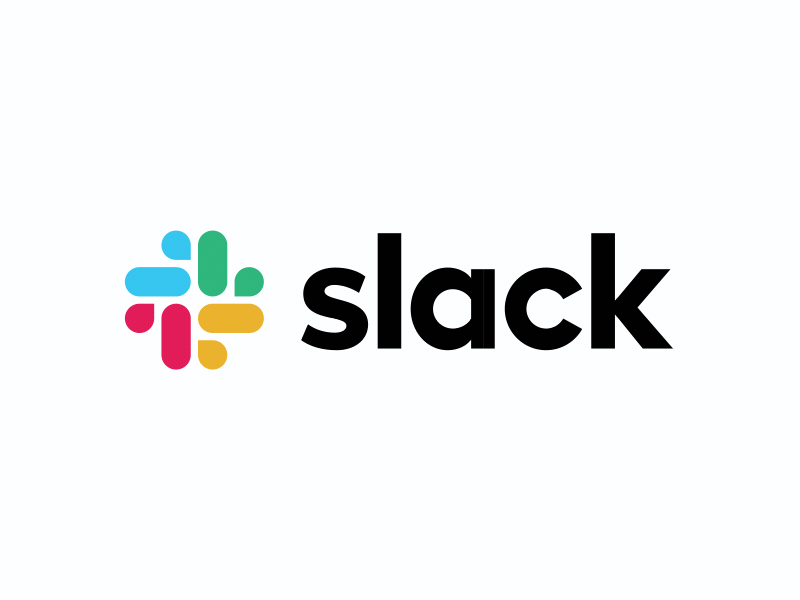 Say hello, new logo animation logo logotype rebrand refresh slack