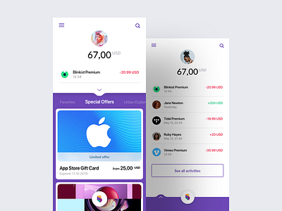 Beemup Teaser finance fintech flat ui ux