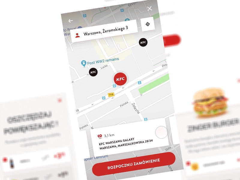 KFC Microinterations app ecommerce kfc microinteraction mobile ui ux