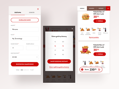 KFC Mobile app ecommerce food kfc mobile product ui ux