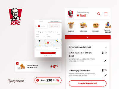 KFC on Behance ecommerce kfc mobile product ui ux