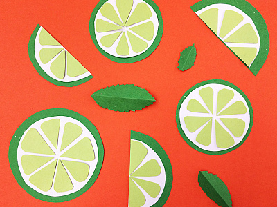 Lime & Mint lime mint paper paper craft