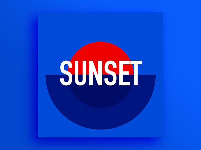 Playlist cover cover minimalist music playlist poster spotify sunset typography