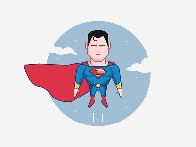 Superman character comics design illustration marvel superheroes