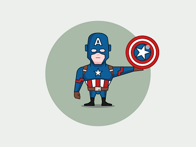 Captain America character comics design illustration marvel superheroes