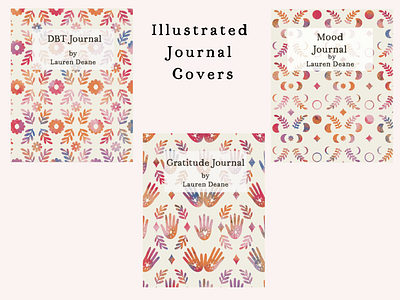 Project: Patterns for Journal Covers colorful design illustration journal cover pattern procreate seamless pattern