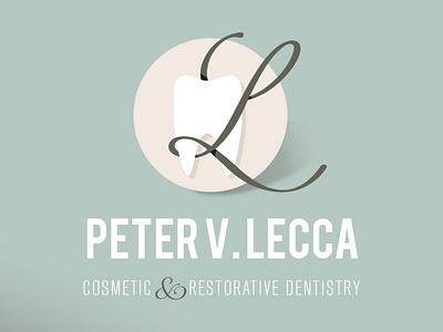 Lecca Cosmetic Dentistry branding dentist dentistry logo mark medical