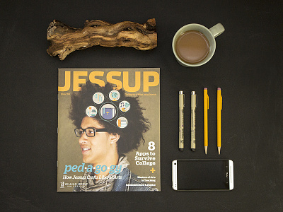 Jessup Magazine christ church college illustration layout magazine university