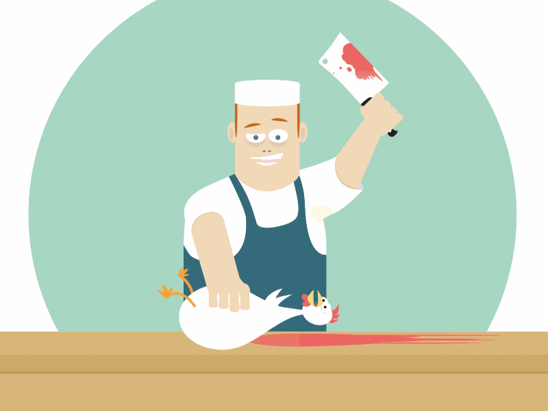 Butcher by Felix Weideryd on Dribbble