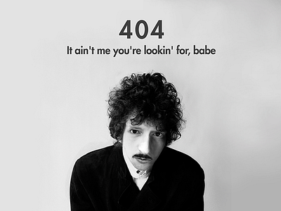 404 404 bob dylan page not found