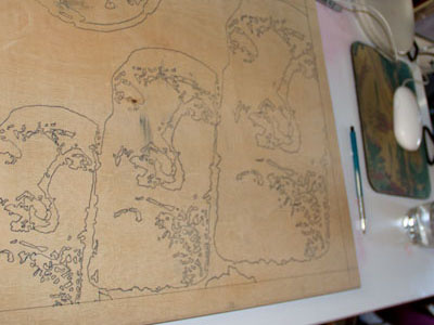 Moai Woodblock moai printmaking relief woodblock