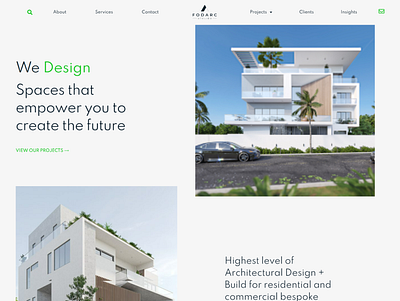 Web UI Design & Dev for Architectural Design & Consultancy Firm branding design elementor graphic design ui uiux we wordpress