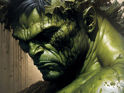 THE INCREDIBLE HULK- DappsterLabs adobeps photoshop procreate