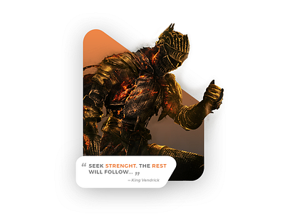 Quote of the Day - Dark Souls dark souls gradient king quote ui videogame