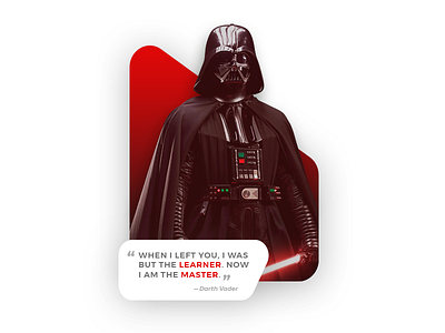 Quote of the Day - Darth Vader darth vader design force gradient may the 4th movie quote sith star wars ui