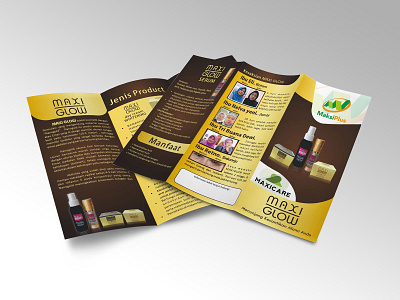 MaksiPlus Trifold Brochure Design branding design brochure design bussiness design flyer design graphic design photoshop vector