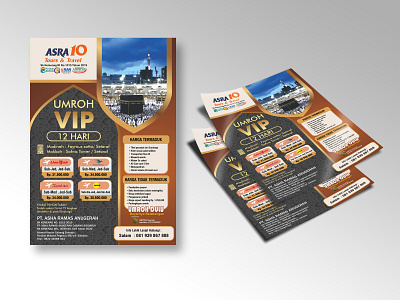 VIP Umroh Flyer Design