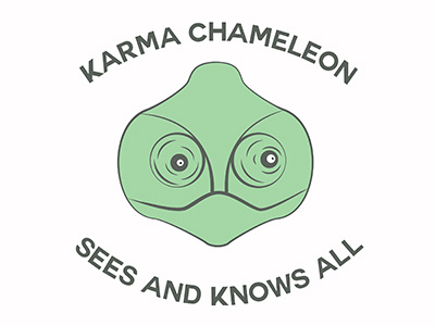 Karma Chameleon chameleon karma sillythoughts