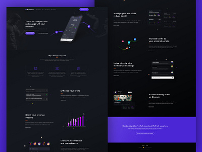 Strongir - Landing Page