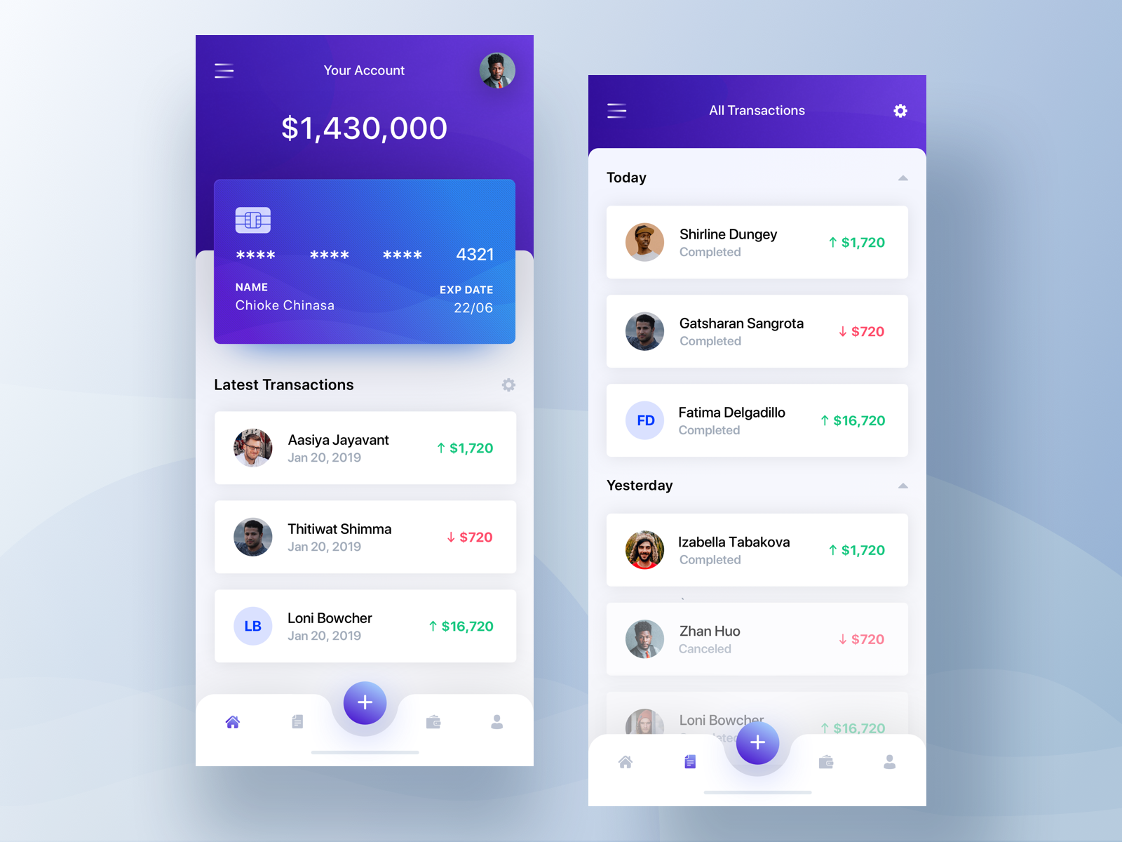 Payment App by Kopanlija Igor on Dribbble