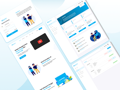 Syarihub - Private Online Course branding component course dashboard design design system ecourse elearning figma landing quran ui web website