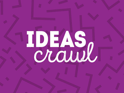 Ideas Crawl branding event branding illustrator logo