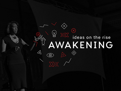 Awake Logo, photograph treament branding event branding illustrator logo photoshop
