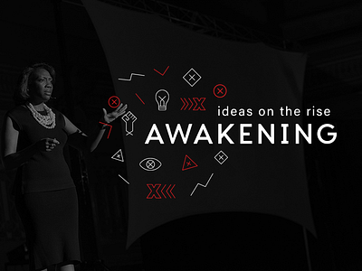 Awake Logo, photograph treament